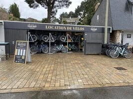 photo de location du port location de vélos à l'ile aux moines