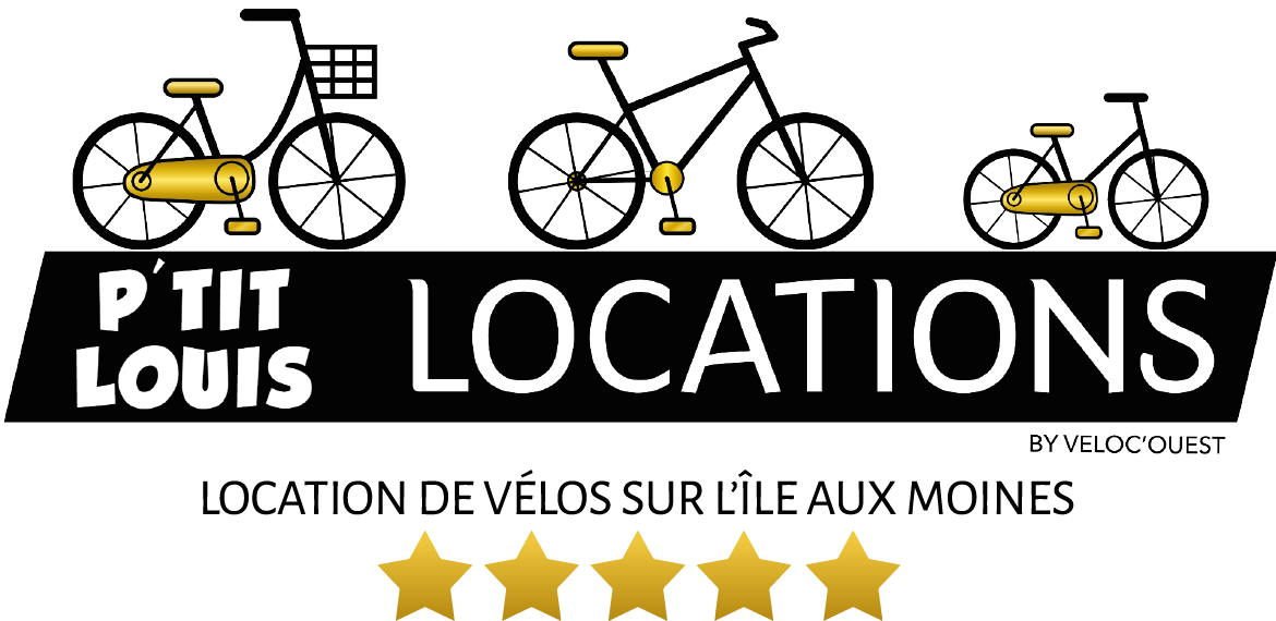 Logo de Ptit Louis Locations de vélos. Louez votre vélo en location sur l'île aux moines